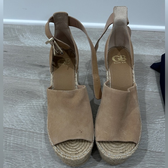 GIANNI BINI SUEDE ESPADRILLES - Picture 1 of 2